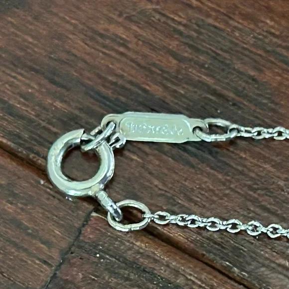 Auth Tiffany & Co. 925 Sterling Silver Triple Open Star Pendant Necklace 16" - Picture 6 of 11